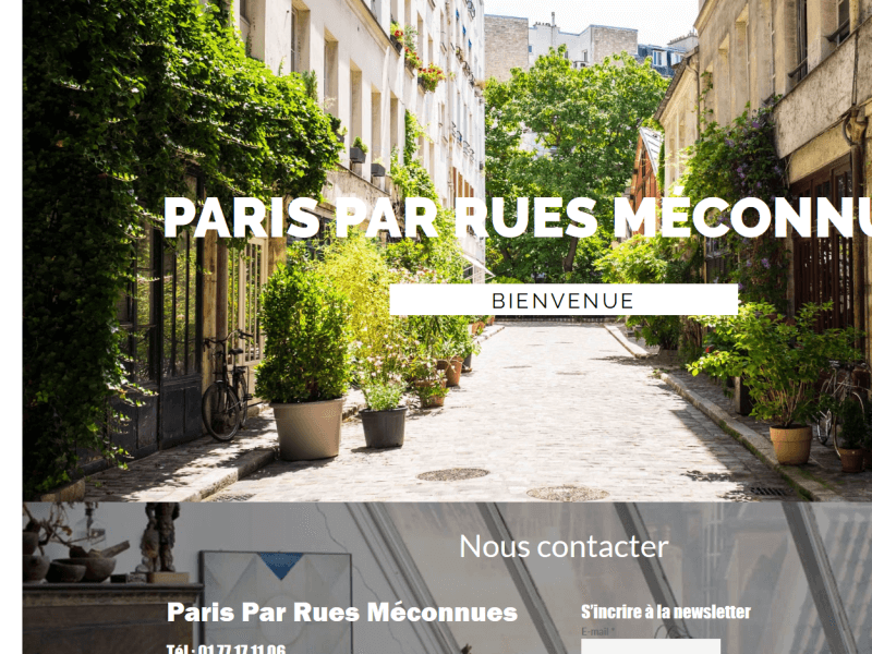 Paris par rues méconnues