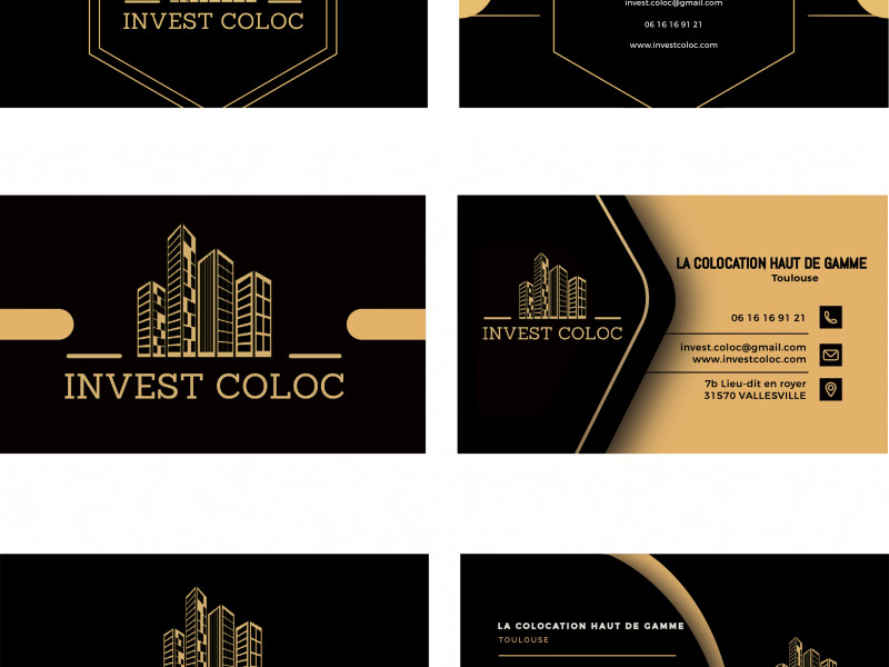 Carte de visite Invest Coloc